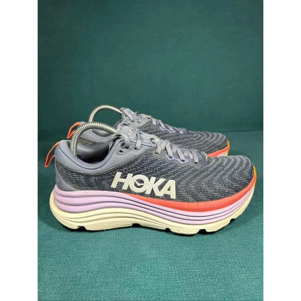 Hoka One One Gaviota 5 Women's Size 8.5B Cushion Stability Shoes - Anthracite /